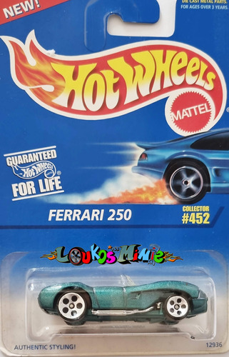 Hot Wheels Ferrari 250 1996 Model Series #452 Lacrado