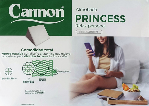 Almohada Cannon Apoya espalda triangular 50cm x 29cm
