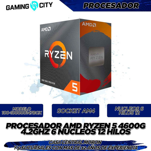 Imagen 3 de 7 de Pc Armada Gamer Trabajo Amd Ryzen 5 4650g 6c/12t 16gb Ver2.0