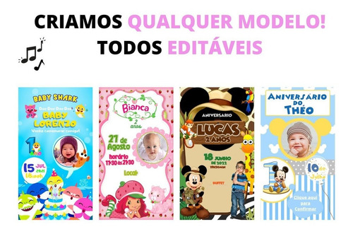 Convite Digital Animado Interativo Whatsapp Sonic
