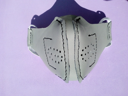 Cubrebocas Gothic Steampunk Leathermask Tipo Motociclista