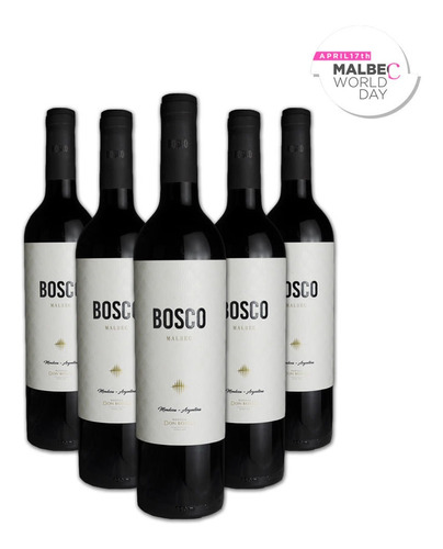 Vino Bosco Malbec 750ml Caja X6 - Gobar®