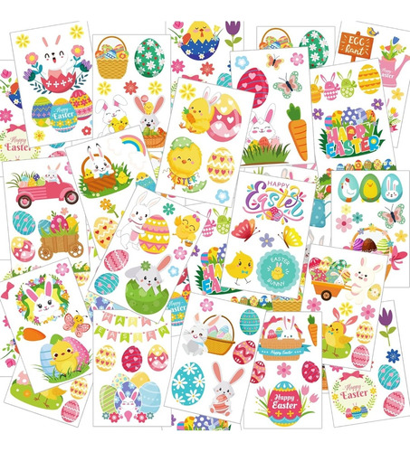 Tattos, Stickers, Calcomanias Pascua Easter