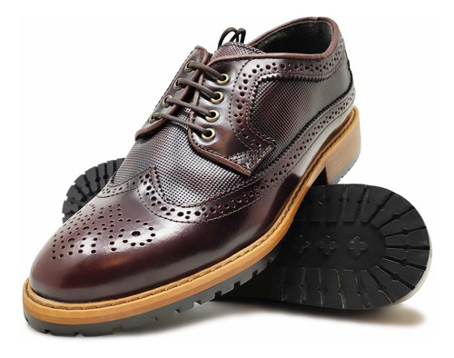 Imagen 6 de 9 de Zapato Fino Para Dama Bostoniano Casual Vestir Piel Vacuno