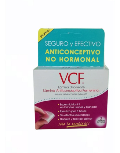 Imagen 1 de 6 de Lamina Espermicida Vcf