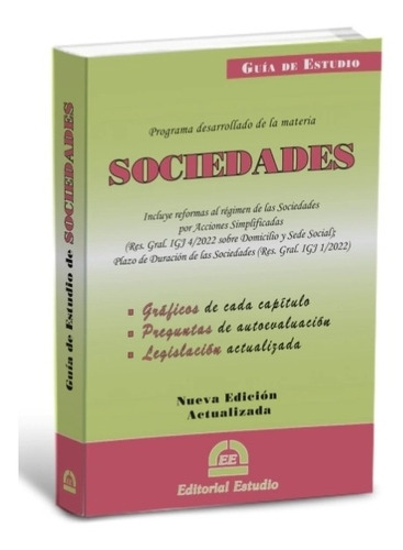 Guía De Estudio Sociedades - Última Edición Nuevo!