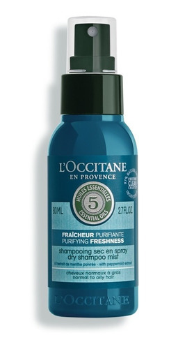 Shampooing Sec En Spray Fraîcheur Purifiante 80ml L'occitane