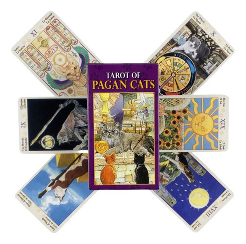Tarot Pagan Cat Gatos Paganos Poket - Alternativo