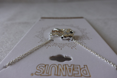 Dije Snoopy Chapado En Oro 14k