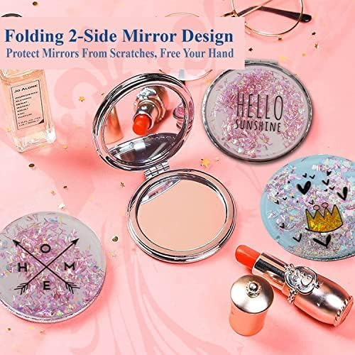 Majestique Espejo De Maquillaje De Viaje, Aumento, Plegable