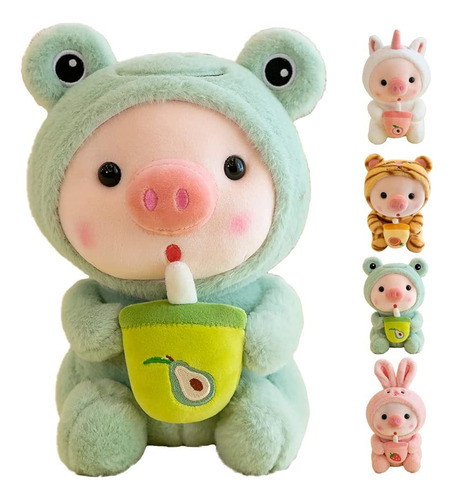 Animales De Peluche, Cerditos Disfrazados De Ranas, Tig...