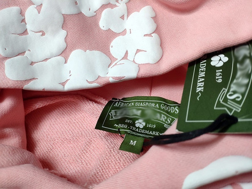 3d Denim-tear Sudadera Con Capucha De Madera Y Algodón