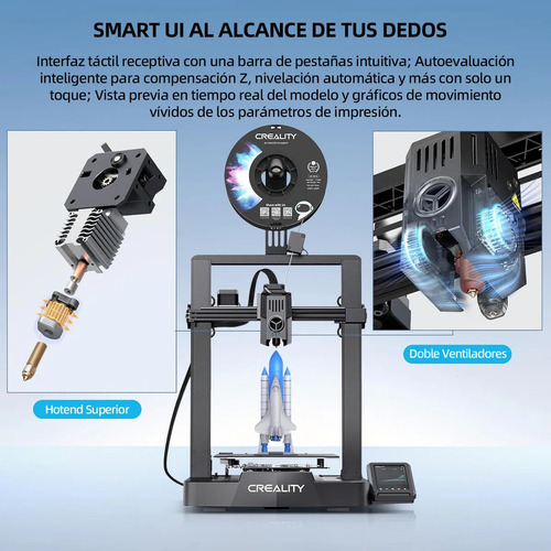 Impresora 3d Creality Ender-3 V3 Ke Con Auto-level,300°c Max