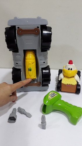 Carrinho Fisher Price Animais Shake N Go - Carro Build Play (Usado)
