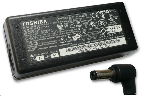 Cargador Toshiba 19v 3.42a 65w Satellite S850 S855 S855d