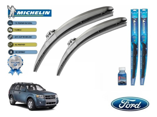 Par Plumas Limpiabrisas Ford Escape 2011 Michelin