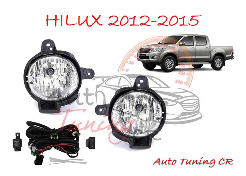 Halogenos Toyota Hilux 2012-2015