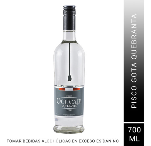 Pisco Gota Ocucaje Quebranta X 700 Ml
