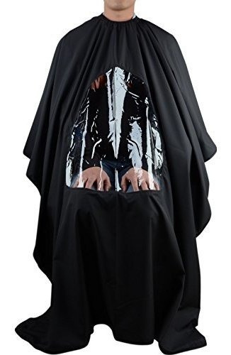 Traderplus Hair Cutting Gown Cape With Viewing Window Hairdr