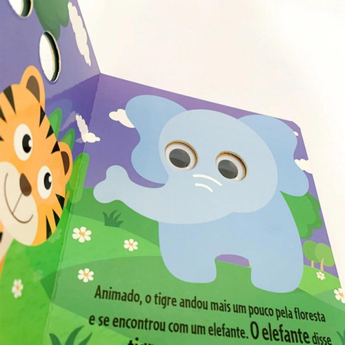 Olhinhos Curiosos - Tobi, O Tigre - Com Olhinhos Que Mexem - Livro Infantil Físico