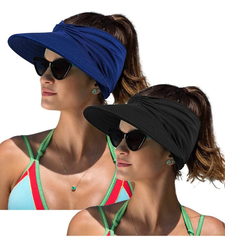 Visera Con Turbantes Para Mujer Sombrero Proteccion Uv Gorro