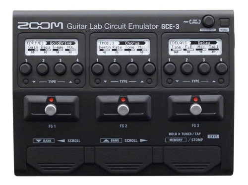 Zoom Zgce3 Pedal Interfaz Audio Emulador Guitarra Multi Fx