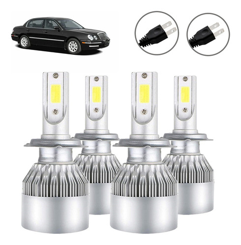 Cd: Kit Faros Delanteros Led Luz Alta Y Luz Baja Para Kia