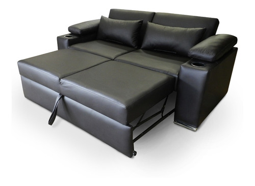 Sofacama Sofa Cama Moderno Con Portavasos Mobydec