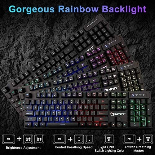 Imagen 2 de 5 de Teclado Gaming Npet