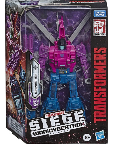Spinister Transformers War For Cybertron Siege Wfc-s48 Nuevo
