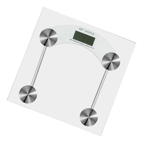 Imagem 2 de 2 de Balança corporal digital 123Útil QF-2003D, até 180 kg
