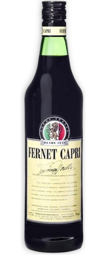 Capri Fernet Familia Tradicional Morelli 700ml