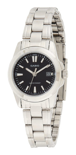 Reloj Mujer Casio Eaw-ltp-121 Cuarzo Pulso Plateado En Acero