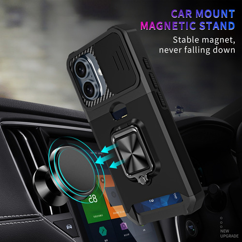 Funda Premium Para Motorola G Power 2023/5g 2024 A Prueba De Golpes, Tarjetero, Cámara Deslizante