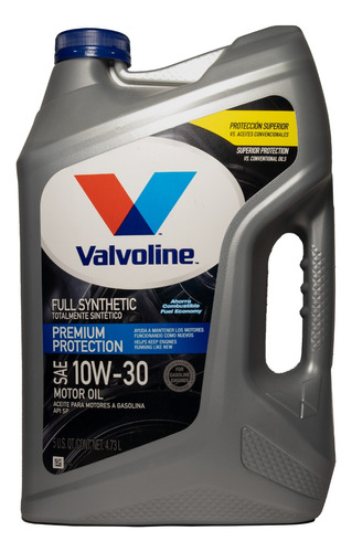 Valvoline 10w30 / 100% Sintético / Api Sp / Galon (4,73l)