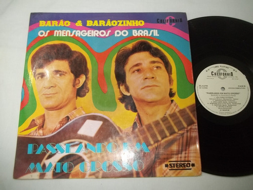 Lp Vinil - Barão E Barãozinho - Passeando Em Mato Grosso
