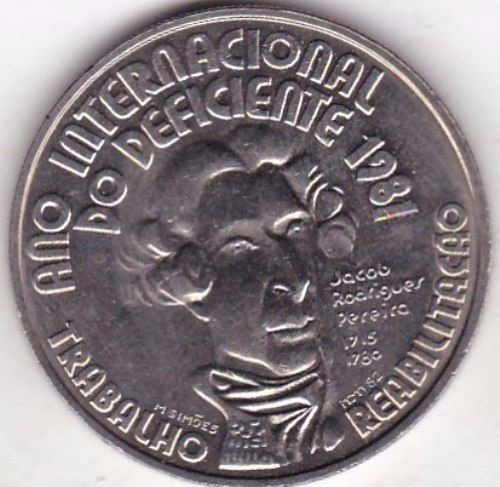 Portugal 100 Escudos 1984 *año Internacional De Minusvalidos