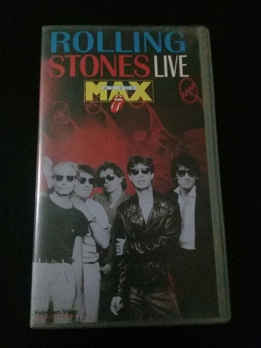 Rolling Stones Vhs Live At The Max Steel Wheels