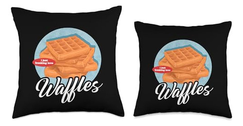 Fabricante De Gofres | Almohada Decorativa Amo Los Gofres