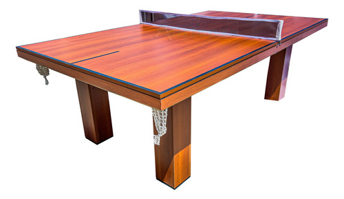 Pool Profesional + Mesa De Ping Pong + Comedor + Accesorios Paño Verde Oscuro
