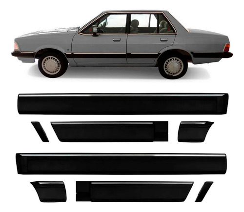 Kit Friso Lateral Delrey 85 86 87 88 89 90 4 Portas 8 Pecas
