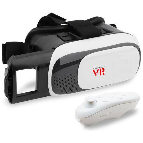 Óculos Realidade Virtual 3d Com Controle - Vr Box 2.0