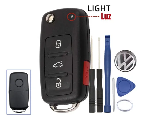 comprar Llave Caso Para Vw Classic Jetta Golf Vento Gol Mk6 A6