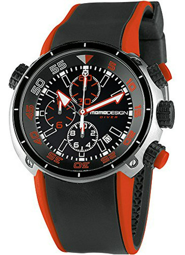 Reloj Momo Design Diver Pro, Acero Inoxidable 316l, Cronógra