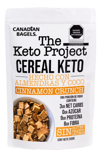Cereal The Keto Project Cinnamon Crunch 250gr
