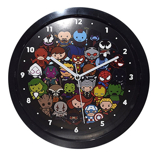 Reloj Pared Redondo Diseño Multicolor Log-on  