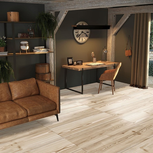 Porcelanato Símil Madera Itagres 30x120 Reserva Marfim Hd