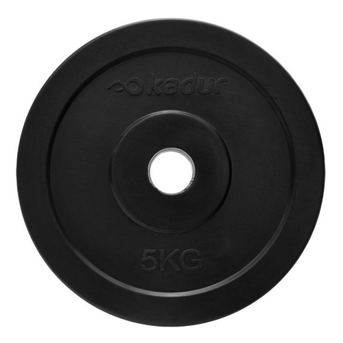 Imagen 1 de 6 de Disco Hierro Recubierto Goma 5 Kg Pesas Fit Funcional Gym