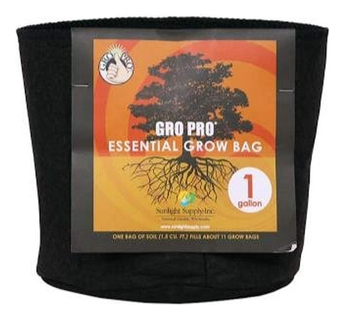 Gro Pro Essential Olla De Tela Redonda, 15 Gal