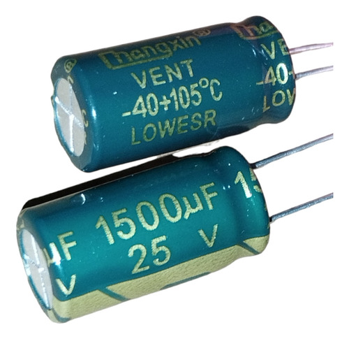 1500uf 25v Filtro Electrolítico Condensador (5 Unidades)
